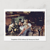 ヒエロニムス・ボッシュによる聖アンソニーの誘惑 ポストカード (正面)