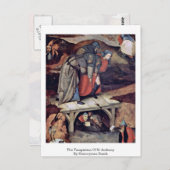 ヒエロニムス・ボッシュによる聖アンソニーの誘惑 ポストカード (正面/裏面)