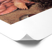 ヒエロニムス・ボッシュによる荒野の聖ヨハネ ポスター (角)