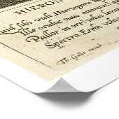 ヒエロニムス・ボッシュのポートレート(c.1450-1516)プレート3 ポスター (角)