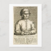 ヒエロニムス・ボッシュのポートレート(c.1450-1516)プレート3 ポストカード (正面)