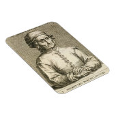 ヒエロニムス・ボッシュのポートレート(c.1450-1516)プレート3 マグネット (右側)