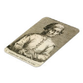 ヒエロニムス・ボッシュのポートレート(c.1450-1516)プレート3 マグネット (左側)