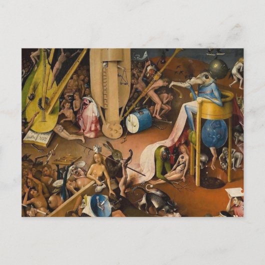ヒエロニムス・ボッシュ – ザガーデン・オブ・地獄 ポストカード (正面)