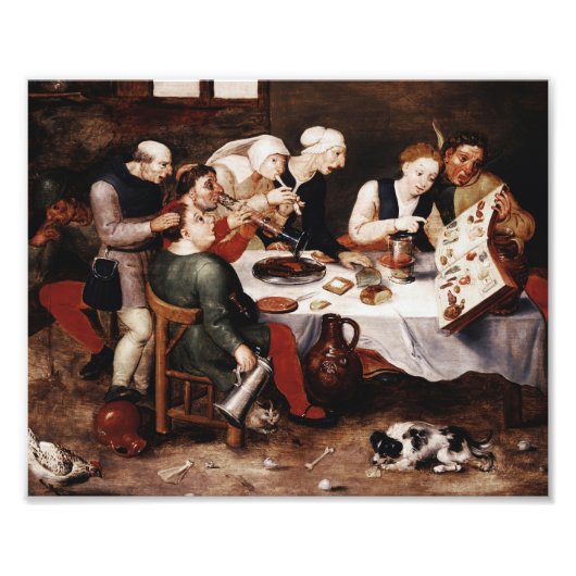 ヒエロニムス・ボッシュ – バッカス・シンガー フォトプリント            (正面)