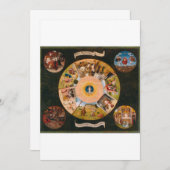 ヒエロニムス・ボッシュ – 七つの大罪とF 招待状 (正面/裏面)