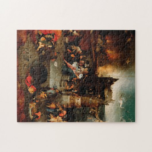 ヒエロニムス・ボッシュ – 聖アンソニーの誘惑 ジグソーパズル (横)