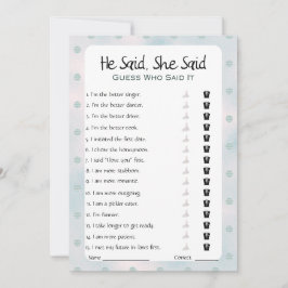 ヒカサレ サレ ブライダルシャワーゲーム 招待状