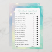 ヒカサレ サレ ブライダルシャワーゲーム 招待状 (正面/裏面)