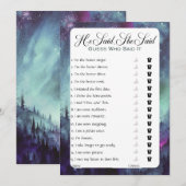 ヒカサレ サレ ブライダルシャワーゲーム 招待状 (正面/裏面)