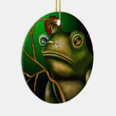 ヒキガエルおよびかたつむりII セラミックオーナメント (右)