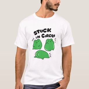 ヒキガエルで丸く留まる Tシャツ