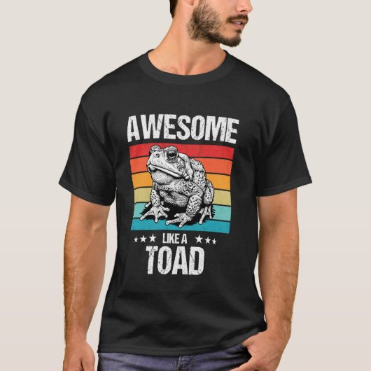 ヒキガエルみたいにカッコイイ Tシャツ (正面)