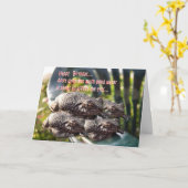 ヒキガエルカスタマイズ カード (黄色い花)