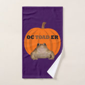 ヒキガエル ハロウィン 冗談 グッズ バスタオルセット (ハンドタオル)