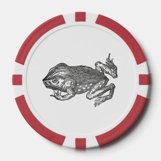 ヒキガエル ポーカーチップ (正面)