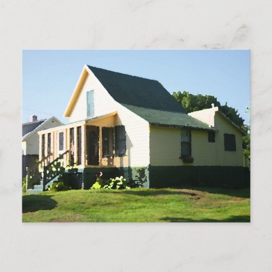 ヒギンズビーチヴィンテージコテージポストカードモーニングセント ポストカード (正面)