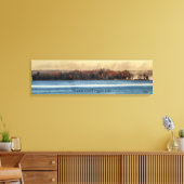 ヒギンズ湖の秋宝島 キャンバスプリント (インサイチュ (リビング))