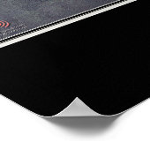 ヒギンズ湖ミシガン衛星ポスターマップ ポスター (角)