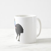 ヒクイドリ族の鳥 コーヒーマグカップ (正面右)