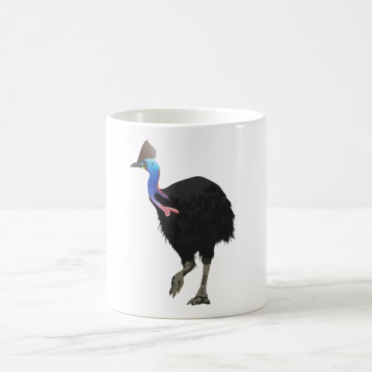 ヒクイドリ族の鳥 コーヒーマグカップ (中央)