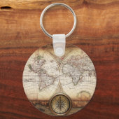 ヒクトリー地図 キーホルダー (正面)