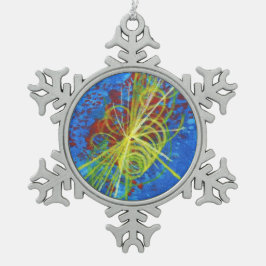 ヒグソンホリデイオーナメント スノーフレークピューターオーナメント