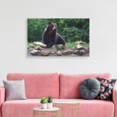 ヒグマ キャンバスプリント (インサイチュ (リビング))