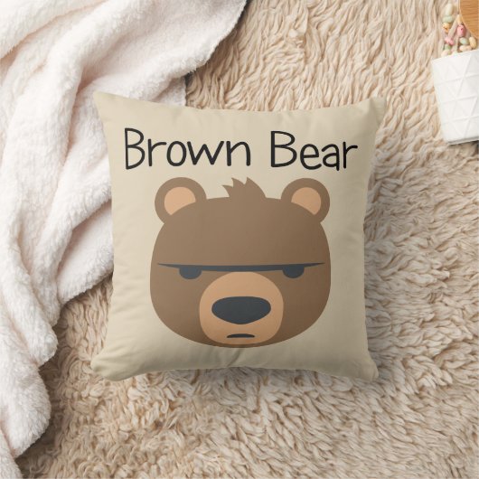 ヒグマ クッション (ブランケット)