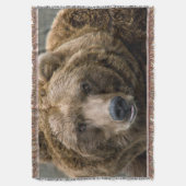 ヒグマ スローブランケット (正面縦)