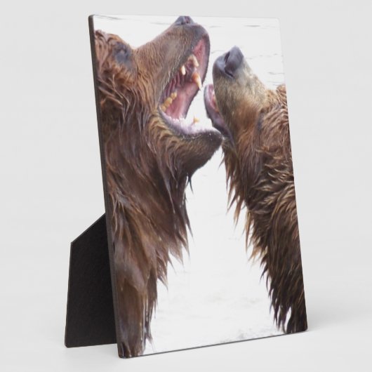 ヒグマ フォトプラーク (側面)