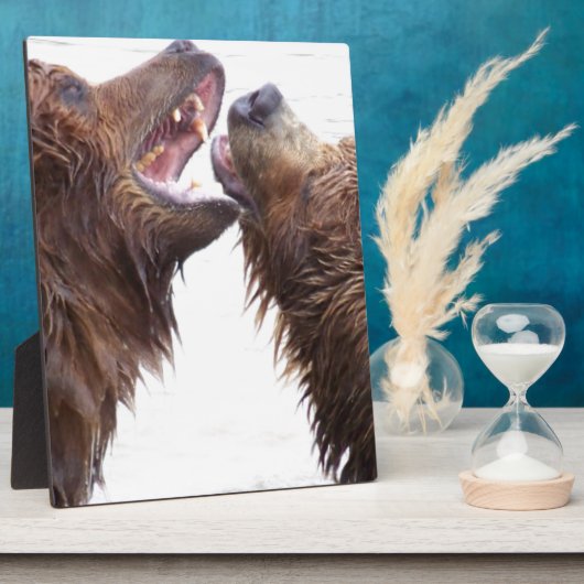 ヒグマ フォトプラーク (側面)