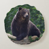 ヒグマ ラウンドクッション (裏面)