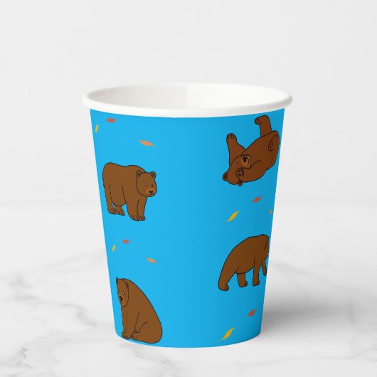 ヒグマ 紙コップ (左)