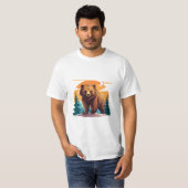 ヒグマ Tシャツ (正面フル)