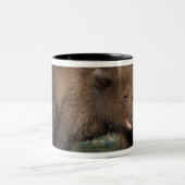 ヒグマ, Ursus arctos, グリズリー, Ursus 6 ツートーンマグカップ (中央)