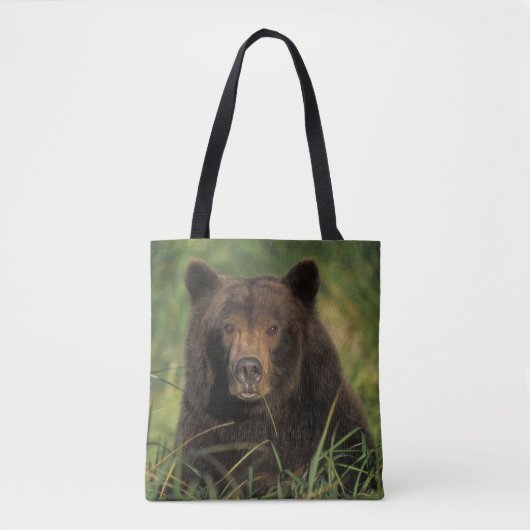ヒグマ, Ursus arctos, グリズリー, Ursus 9 トートバッグ (正面)