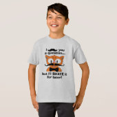 「ヒゲで質問？」面白いもじりTシャツ Tシャツ (正面フル)