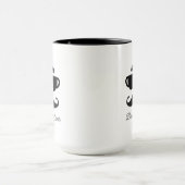 ヒゲとマキアートのパパギフトマグ マグカップ (中央)