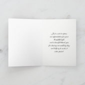 ヒゲと唇のMr. & Mrs. 結婚式 ありがとう サンキューカード (内部)