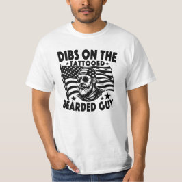 ヒゲのおもしろタトゥーカップルおそろい Tシャツ