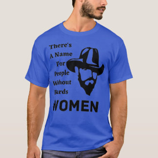 ヒゲのない人の名前4 Tシャツ