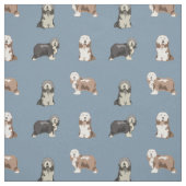 ヒゲのツジが青 ファブリック (見本)