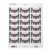 ヒゲのドレスと名前レッド ラベル (フルシート)