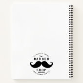 ヒゲのバーバーショップ　モダン　ヘアスタイリスト　バーバーショップ ノートブック (裏面)