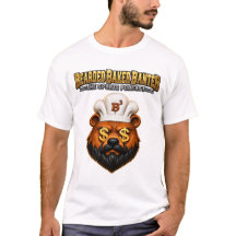 ヒゲのパン屋兄弟ビッグフェイスベアロゴTシャツ