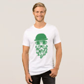ヒゲの妖精 聖パトリックの日 トライブレンドTシャツ (正面全面)