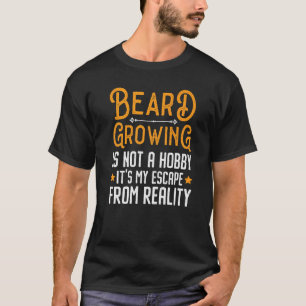 ヒゲの成長は趣味ではないRからの脱出 Tシャツ