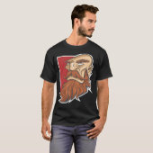 ヒゲの男 Tシャツ (正面フル)