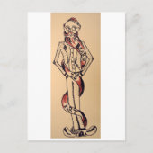 ヒゲは芸術 ポストカード (正面)